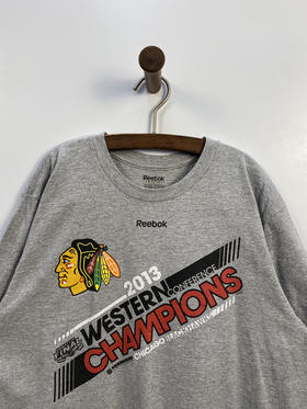 Reebok 锐步 NHL 美国国家冰球联盟 
斯坦利杯（Stanley Cup） 短袖T恤 _SST(L)