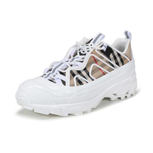 BURBERRY/博柏利 2021款 男款织物配皮Arthur系带休闲运动鞋 80372541 商品图1