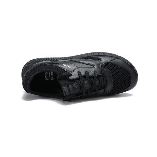 HUGO BOSS/雨果博斯 男士织物等多种材质拼接网眼系带休闲运动鞋 50455539 商品图4