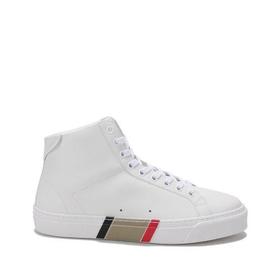 BURBERRY/博柏利 男款牛皮高帮系带休闲运动鞋 80415761