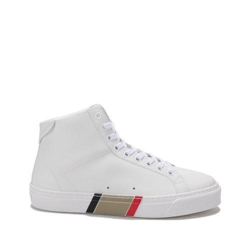 BURBERRY/博柏利 男款牛皮高帮系带休闲运动鞋 80415761 商品图0