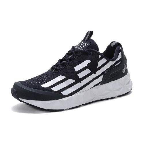 EA7/EA7阿玛尼 男女同款织物网眼系带休闲运动鞋鹰标图案 X8X033 XCC52 商品图1