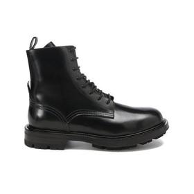 Alexander McQueen/亚历山大麦昆【22春夏新款】男士皮革系带工装靴子短靴 683569 WHZ80