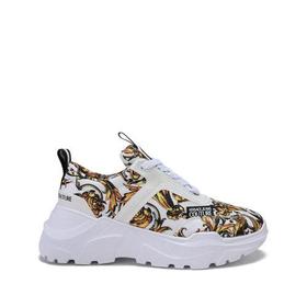 VERSACE JEANS COUTURE范思哲【22春夏新款】男士织物等材质系带休闲运动鞋厚底鞋 72YA3SC7 ZS255