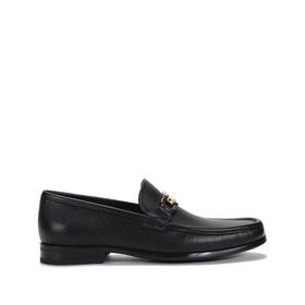 Salvatore Ferragamo/菲拉格慕 男士CHRIS系列牛皮GANCINI双面扣饰莫卡辛鞋皮鞋 0740679