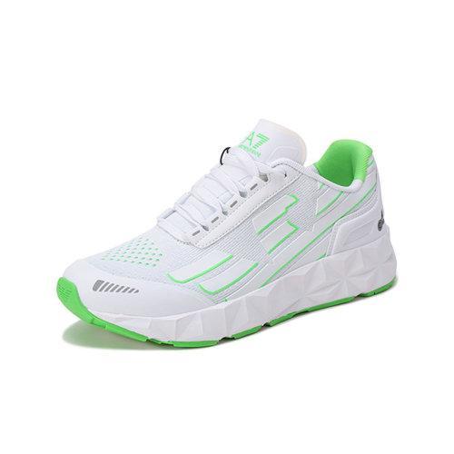 EA7/阿玛尼【22春夏新款】男女同款织物等材质系带休闲运动鞋小白鞋 X8X107 XK263 商品图1