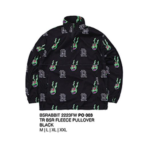 BSRABBIT 22-23FWPO002 PO003 新款套衫 ZGZG WAVE FLEECE PULLOVER 商品图2