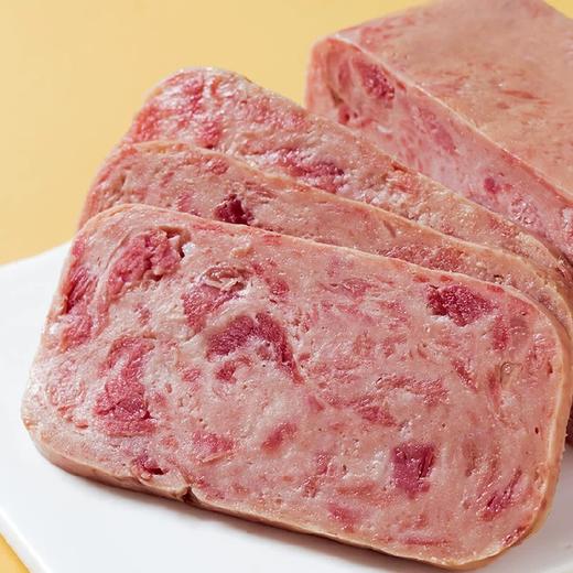 『猪掌门午餐肉』🇨🇳国潮网红午餐肉 🌟大块肉粒·鲜肉制作·含肉量90%·减盐高蛋白·午餐肉中的“果冻”肉Q弹嫩滑丨涮火锅/三明治/泡面伴侣/吐司好友 商品图5