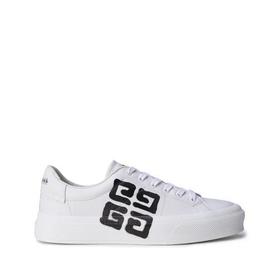 Givenchy/纪梵希【22春夏新款】男士牛皮革系带休闲运动鞋小白鞋 BH005VH13P