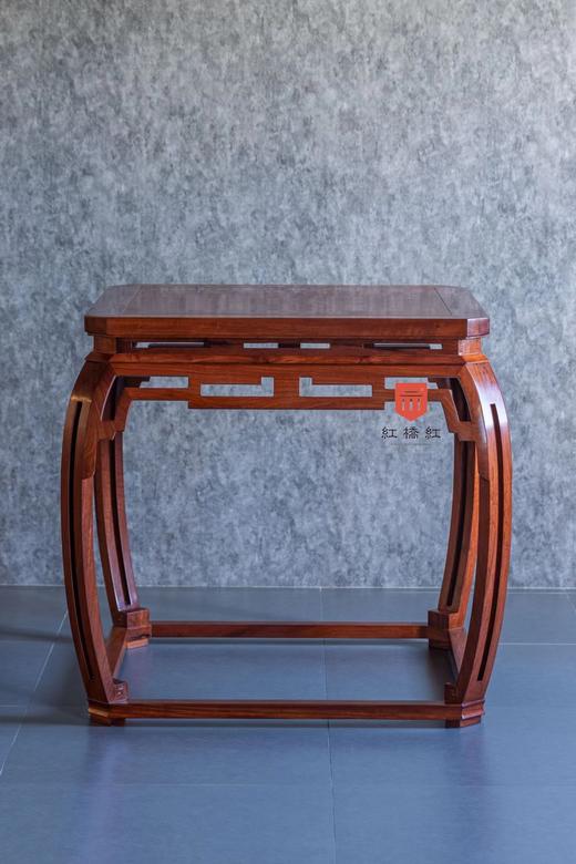 红桥红  家具严选  缅甸花梨（大果紫檀）【木面 78仿故宫文竹方桌五件套】 商品图3