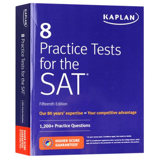 卡普兰SAT考试8套习题 15版 英文原版 8 Practice Tests for SAT Kaplan Test Prep 英文版 进口原版英语考试书籍 商品图3