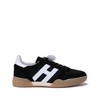 HOGAN【22春夏新款】 男士H357系列织物配皮H字母系带休闲运动鞋 HXM3570AC40QH 商品缩略图0