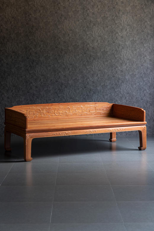 红桥红  家具严选  缅甸花梨（大果紫檀）【苏富比拍卖款 夔龙纹罗汉床】 商品图5