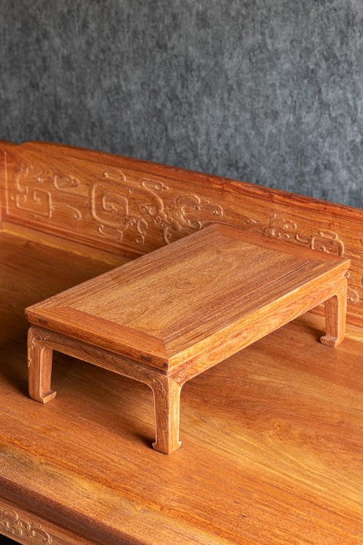 红桥红  家具严选  缅甸花梨（大果紫檀）【苏富比拍卖款 夔龙纹罗汉床】 商品图7