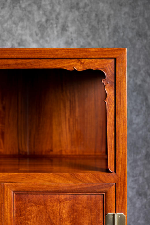 红桥红  家具严选  缅甸花梨(大果紫檀）  【126 小号素面 万历柜】 商品图1