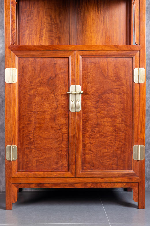 红桥红  家具严选  缅甸花梨(大果紫檀）  【126 小号素面 万历柜】 商品图3