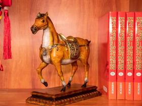 中华老字号朱府铜艺天池马