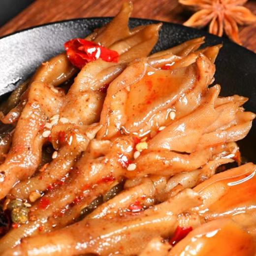 【严选】四川风味凉菜香辣脆肠230g*1袋+麻辣鸭掌250g*2袋+麻辣鸭宝250g*1袋 商品图6