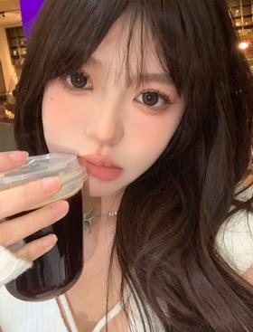 dewylens 美瞳半年抛 甜酪乳 直径14.5mm着色13.9mm 0-800度