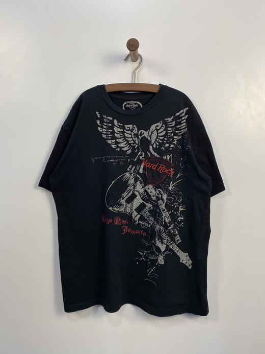 Hard Rock CAFE 硬石咖啡 绣花 LOGO 短袖T恤 _PST(L) 商品图1