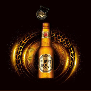 超级波克（SUPER BOCK）GOLD金啤 进口啤酒 200ml*24瓶 聚会烧烤送礼整箱装 葡萄牙原装 商品图3