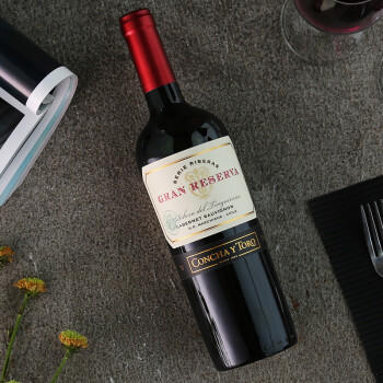 Concha y Toro干露典藏级赤霞珠干红葡萄酒750ml单瓶装 智利原瓶进口热门红酒 商品图5