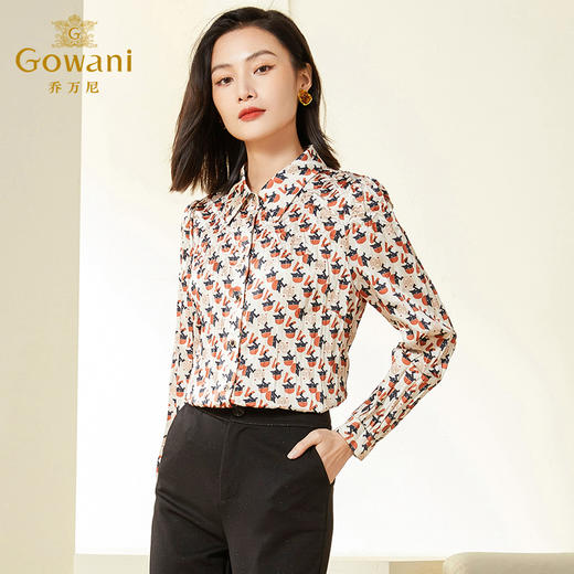乔万尼衬衫上衣女设计感小众通勤长袖新款EF3C860 商品图3