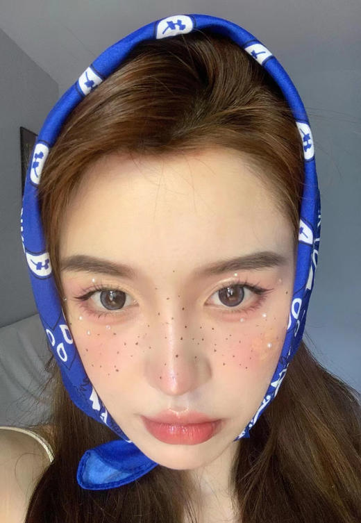 年抛 水星引力 kumicon 大直径14.5 着色13.5  蓝紫色美瞳 商品图6