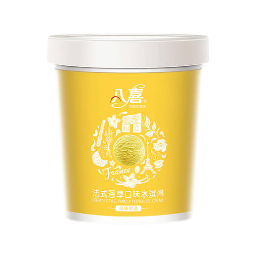 八喜法式香草口味冰淇淋 270g 商品图0