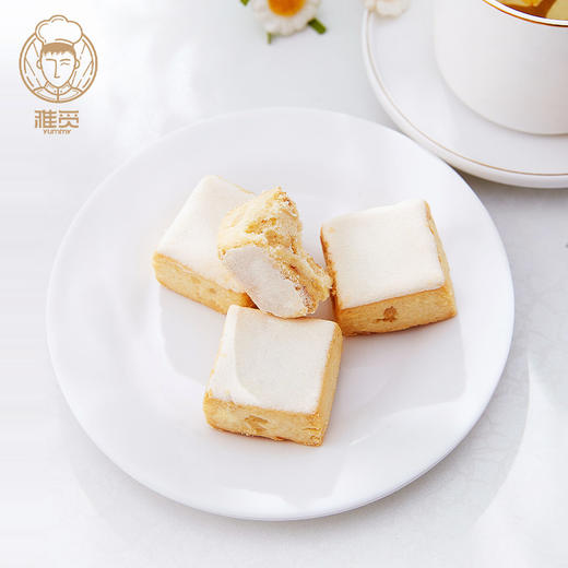 雅觅 奶皮松仁酥240g 12枚中式糕点零食小点心 手工下午茶早餐 商品图4