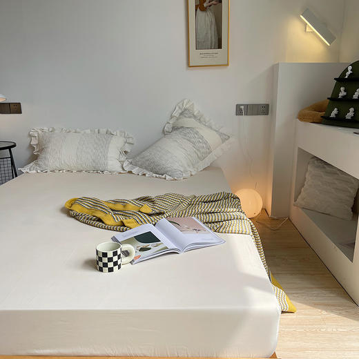 【双面床笠】双面用床笠，双面两用床笠单件夏季全包床罩 床垫保护罩防尘床单套防滑 商品图6