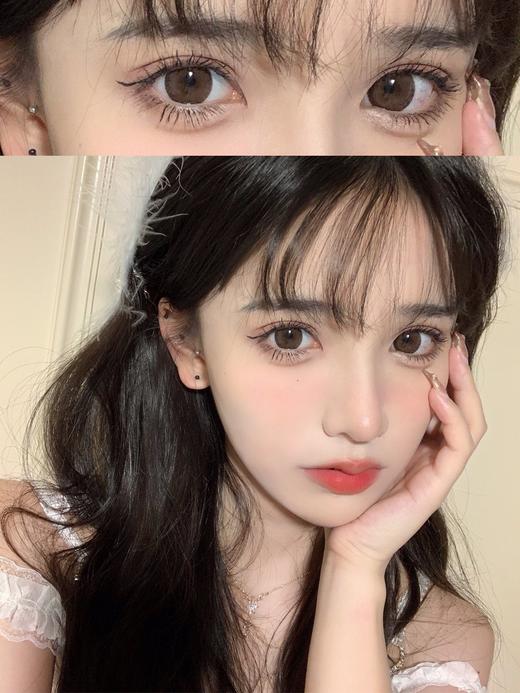 dewylens 美瞳半年抛 甜酪乳 直径14.5mm着色13.9mm 0-800度 商品图5