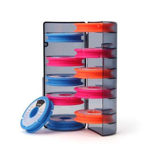 伽玛精工主线盒专用硅胶主线轴大线轴彩虹大号大物鱼线大线圈线组盒收纳盒 商品图4