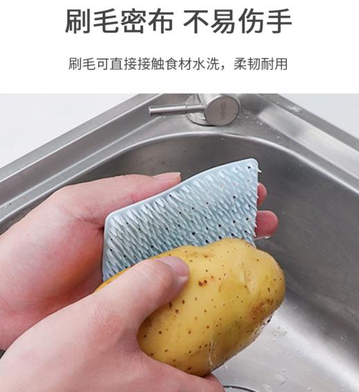 多功能蔬果刷   清洁刷洗碗厨房洗菜蔬菜刷刷子家用3.149 商品图3