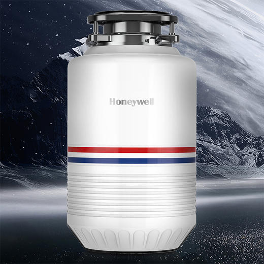 霍尼韦尔（Honeywell）食物垃圾处理器厨房家用餐厨水槽下水道厨余研磨粉碎机无线 自动进水自动反转智能关机800W 典雅白HW-A-728-1垃圾处理器 商品图1