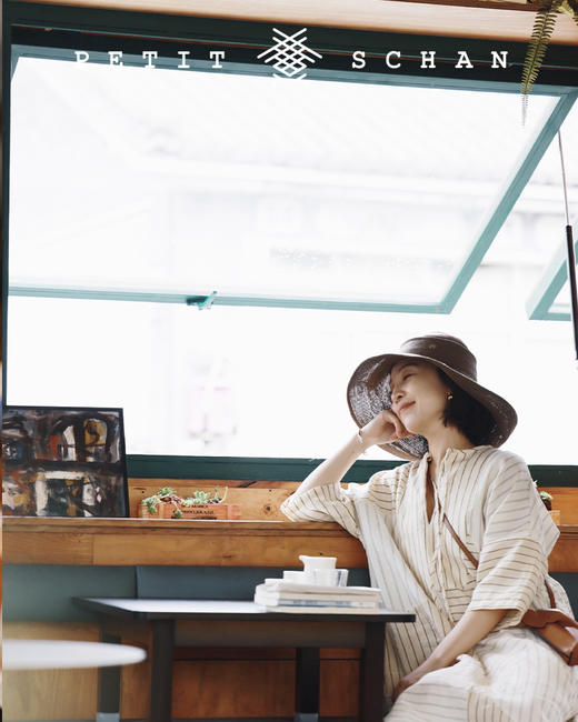 PETIT SCHAN小闪 #040 star trail 星轨 日本进口纸辫大檐不对称设计空顶草帽 商品图8