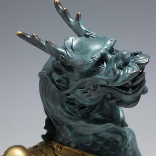 中华老字号朱府铜艺吉祥麒麟 商品图4