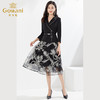 乔万尼新款设计款连衣裙假两件套装礼服小香风EF3E815 商品缩略图4