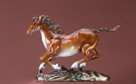 中华老字号朱府铜艺奔马