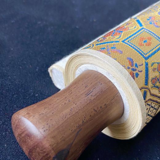 【定制书画】（唐）李思训《江帆楼阁图》绢本 立轴 馆藏书画精仿复制艺术品（付款后28天内发货） 商品图5