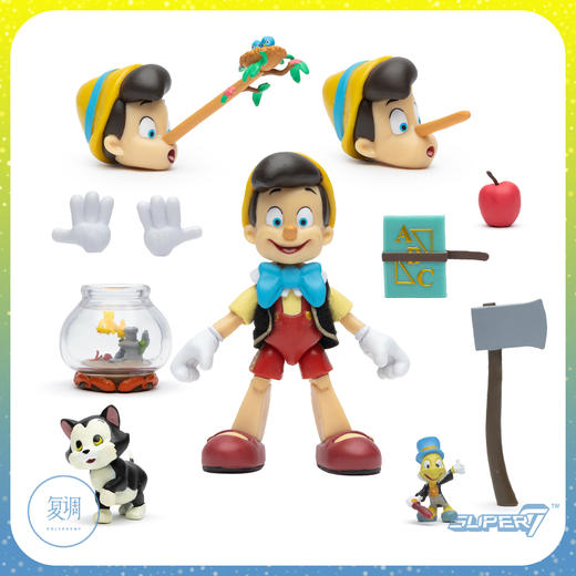 现货 Super7 迪士尼 终极系列1 米奇 匹诺曹 约翰亲王 商品图3