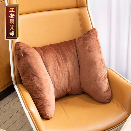 正安 艾绒靠垫 懒人靠垫 汽车办公室久坐 温感护腰靠垫 蕲艾艾绒靠垫椅垫 商品图1
