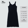 东黎 • 丝绒女士夏季U领纯色打底无袖连衣裙 2040 商品缩略图6
