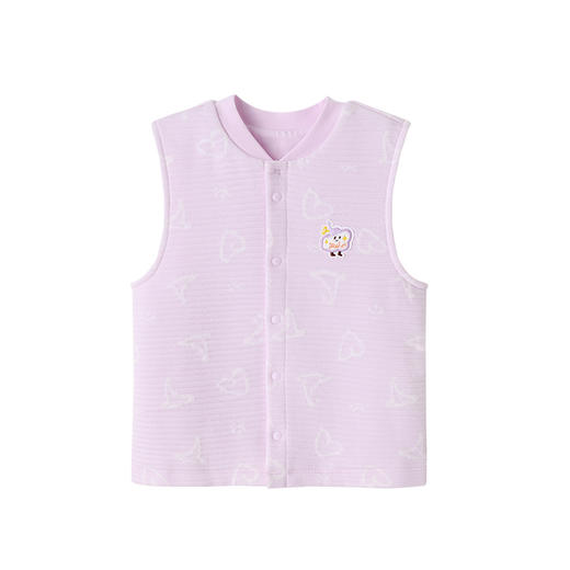 英氏儿童家居服女保暖马甲长袖开衫秋冬款上衣YLBAJ32001A 商品图4