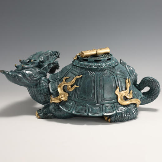 中华老字号朱府铜艺洛书龙龟 商品图4