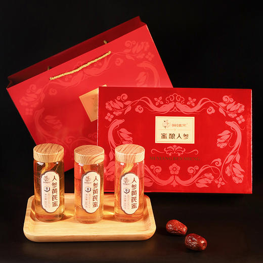 等蜂来蜜酿人参（人参黄芪蜜360g*3）三参有幸尊享礼盒 商品图5