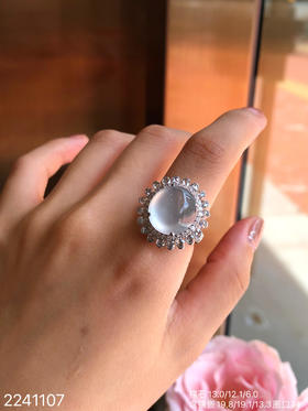 玻璃蛋面戒指吊坠两用款  49999【2241107】