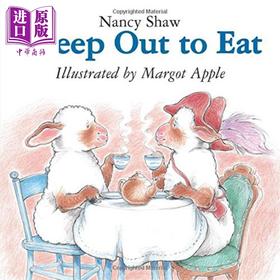 【中商原版】Sheep Out to Eat 外出就餐的小羊 英文原版儿童绘本 Nancy Shaw 3到6岁