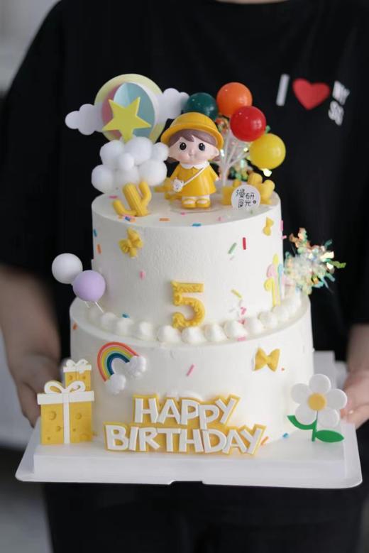 【生日蛋糕】小黄帽可爱女孩款 商品图0