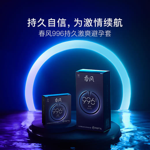 网易春风996超薄延时避孕套持久润滑安全套 男用套套 成人计生用品 商品图1